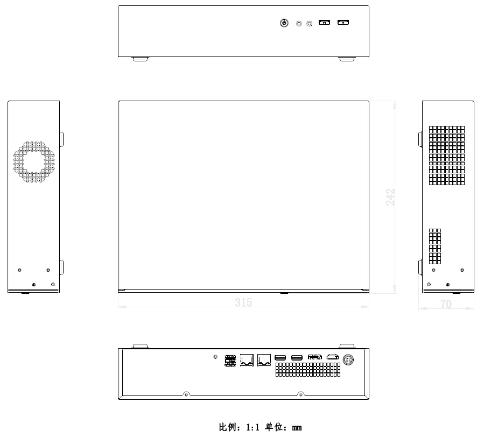 iVMS-4000B-S1/Lite外形尺寸