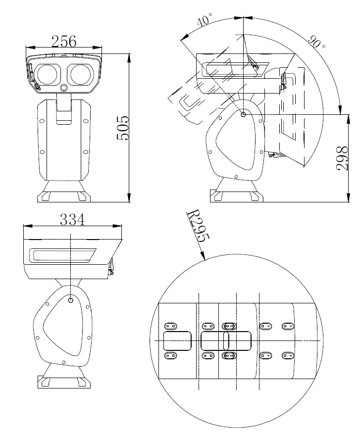 iDS-2DY9280I2AX-A(T5)產品尺寸