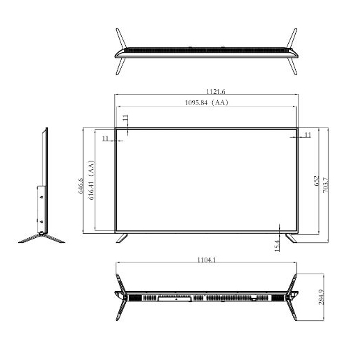 海康威視顯示器DS-D5065UE-A65寸4K監(jiān)控顯示器