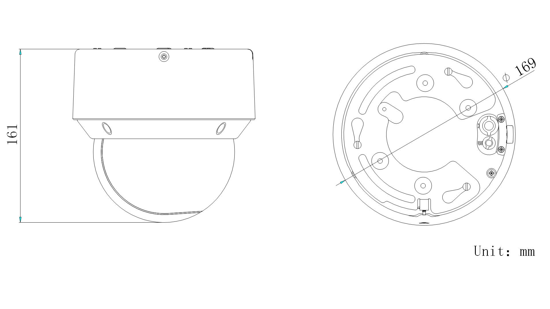 iDS-2PT7D40IX-DE(23X)(T5)產品尺寸