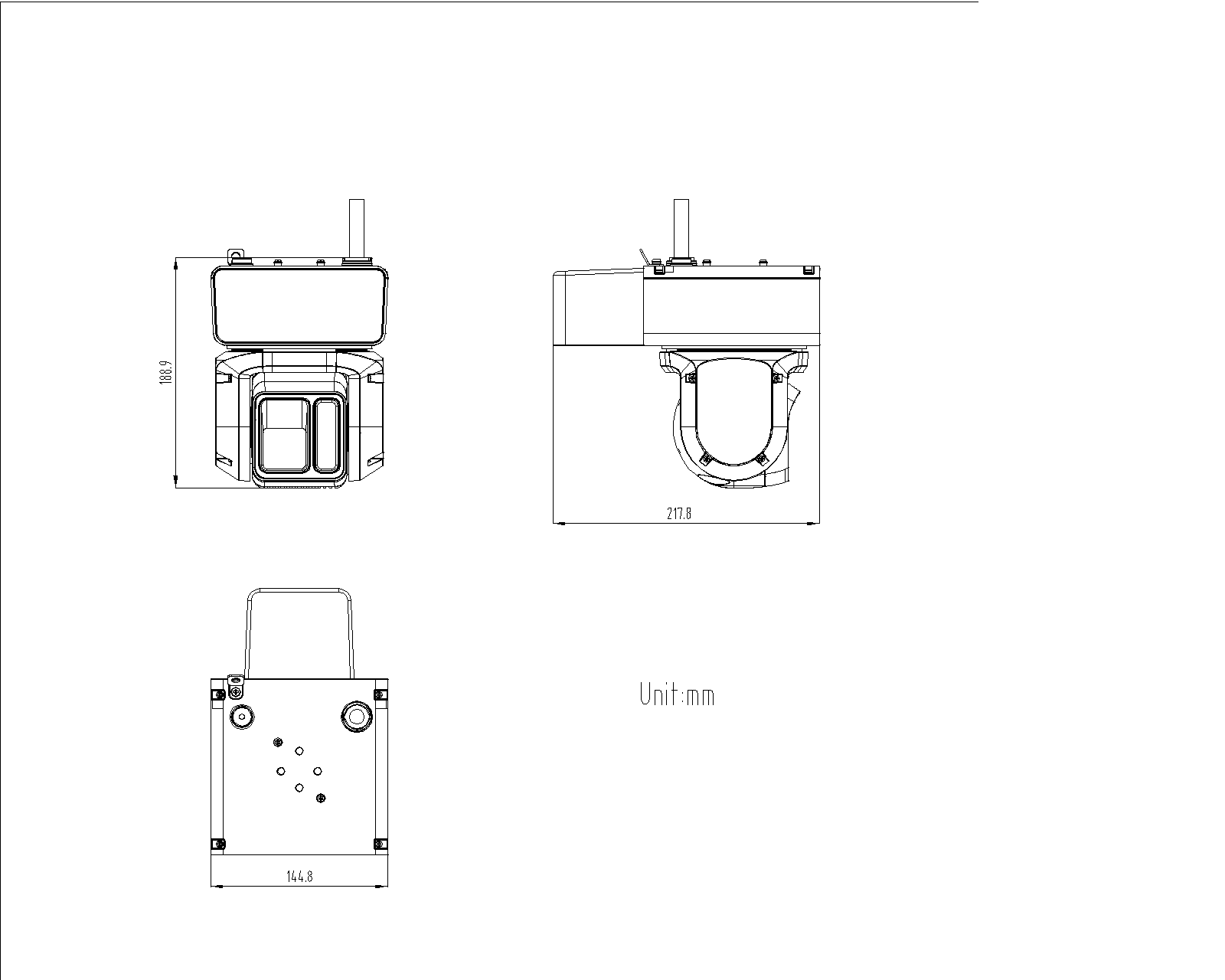 DS-2DF3C401BX-D/WL15產品尺寸